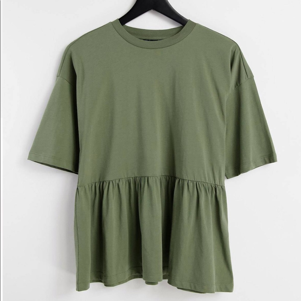 ASOS short sleeve tiered top